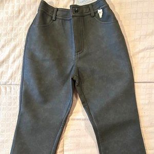 Girls Pleather Leather Pants by Camp Beverly Hills size 5-6 (medium)